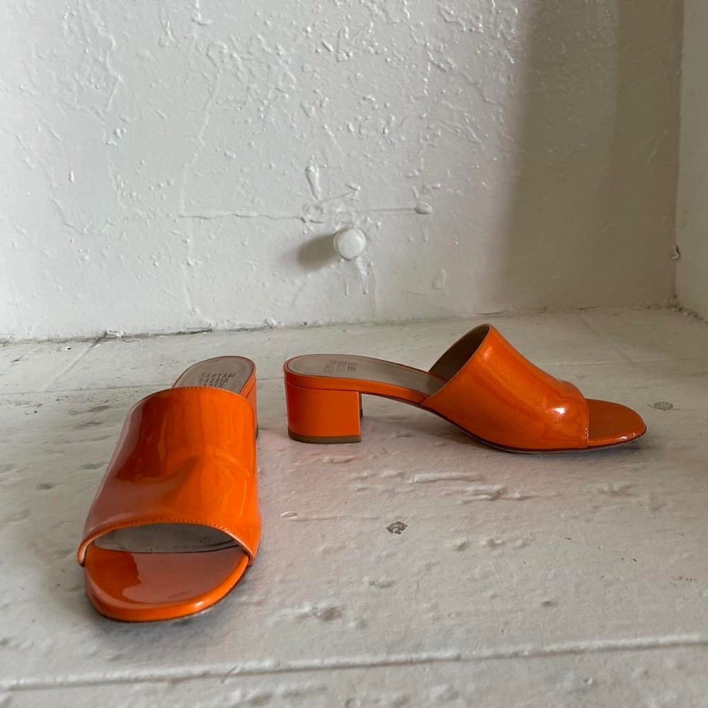 Maryam Nassir Zadeh Patent Leather Mules